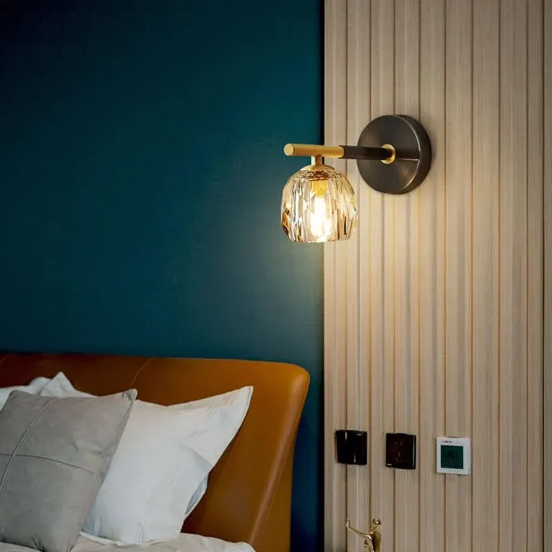 COPRIELLE – Crystal Wall Sconce for Elegant Glow