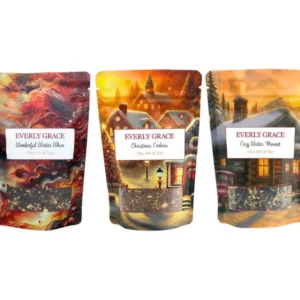 Everly Grace Tea Winter Set – drei exklusive Bio-Tees (Cozy Winter Moment, Christmas Cookies, Wonderful Winter Whim) für gemütliche Wintermomente oder als Geschenk.