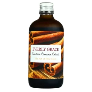 Everly Grace Organic Cinnamon Extract – Bio-Zimtextrakt aus Sumatra, reich an ätherischen Ölen. Perfekt zum Backen, Kochen und für aromatische Getränke.