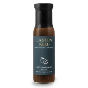Elegante Apple Onion Fig Sauce mit schwarzer Feige, Apfel, süßer Zwiebel und Balsamico. Ideal für Käse, Fleisch und Sandwiches
