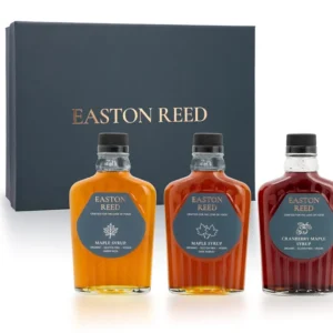 Hochwertiges Bio Sirup Set von Easton Reed mit 3 besonderen Sorten. Perfekt zum Verschenken oder für kreative Rezepte. Jetzt entdecken!