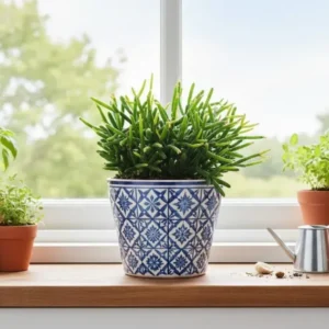 Exotische Rhipsalis – Stachelloser Kaktus –15cm Ø – Top Zustand - pflegeleicht