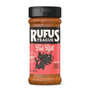 Fish Rub von Rufus Teague auf weißem Hintergrund