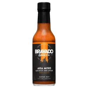 Aka Miso Ghost Reaper Hot Sauce von Bravado Spice Co. online kaufen – Scharf-asiatischer Mix mit Miso & Ghost Pepper