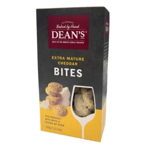 Extra Mature Cheddar Bites von Dean's – herzhafte Haferbites mit Käse online bestellen