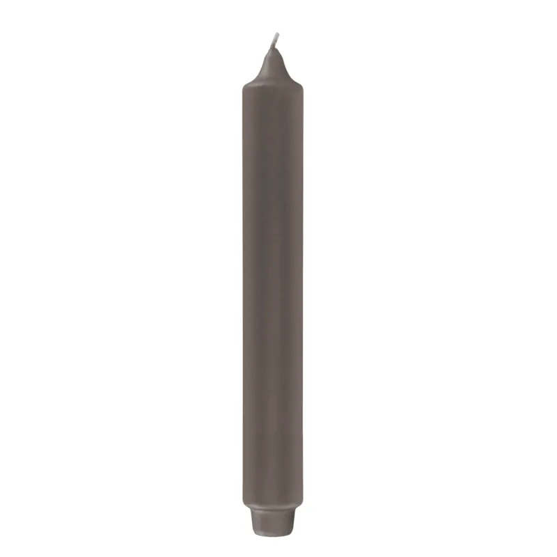 CANDLE metallic Stabkerze mocca