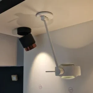 Occhio - Deckenleuchte Sento LED soffitto singolo flat D "Air" Weiß matt - Ausstellungsware