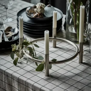 Lysestage, HDMaxi, Advent, Antik sølv