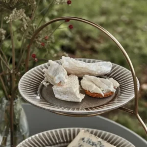 Frokosttallerken, HDPleat, Grå/Brun