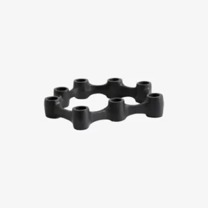 LEMNOS candle holder, aluminum - black