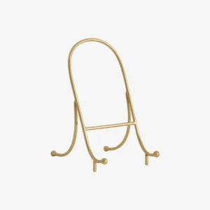 FAILA book stand, iron - golden finish