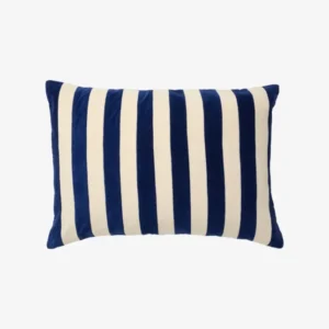 ALHENA cushion cover, 48x68 - ivory/blue