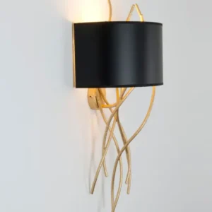 Wandleuchte Elba Corto mit Schirm Rund 32x21cm (1)