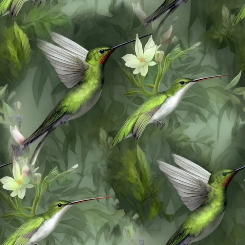 Watercolor Botany and Birdss Art 1