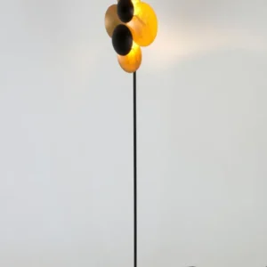 LED-Stehleuchte Bolladaria Due 2-flammig dimmbar 160 cm, dekorative Holländer-Leuchte aus Eisen