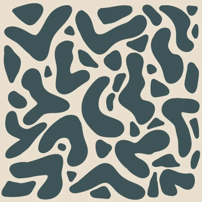 Abstract Lines And Shapes Greyish Green