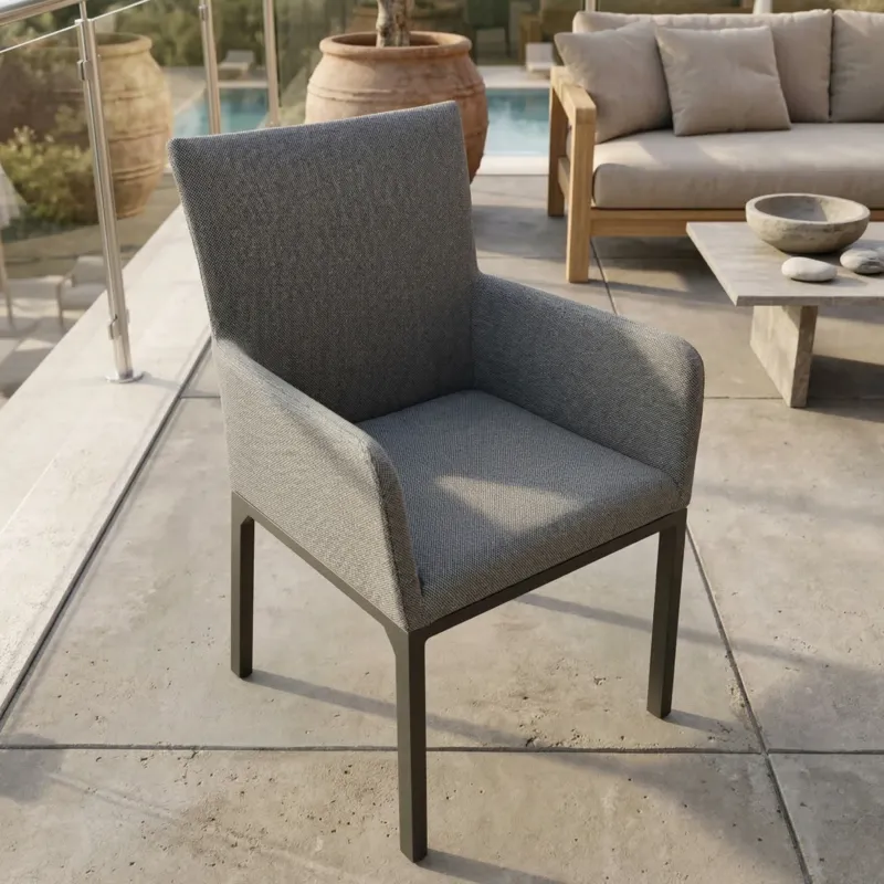 Premium Dining Sessel Cosmo Olefin Bezug 100% wetterfest