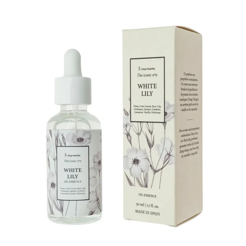 Aceite Esencial White Lily 50 ml para Difusores y Quemadores