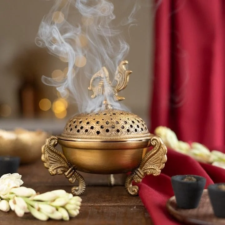 Brass Tabletop Sambrani/Dhoop Holder