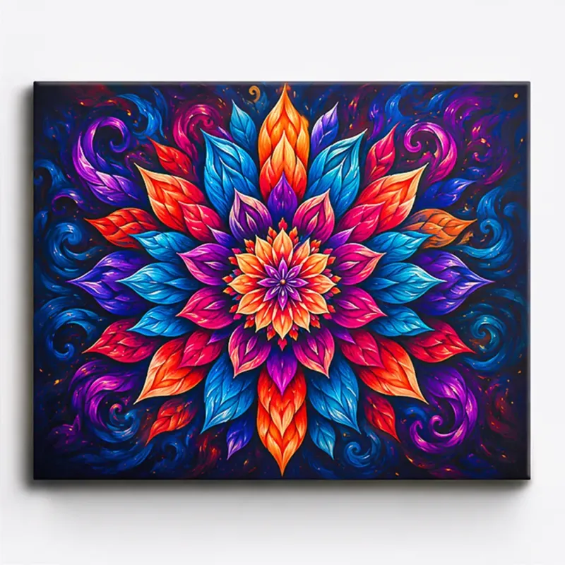 Malen nach Zahlen - Kaleidoskop der Farben