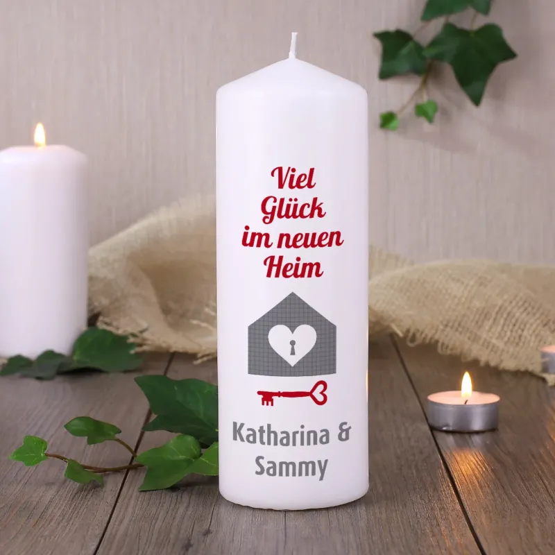 persönliche Kerze zum Einzug