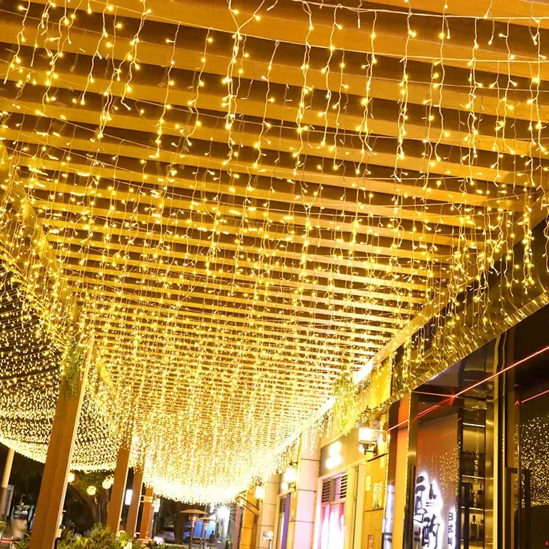 Kerst LED Gordijn String Light Decoraties voor thuis~2804