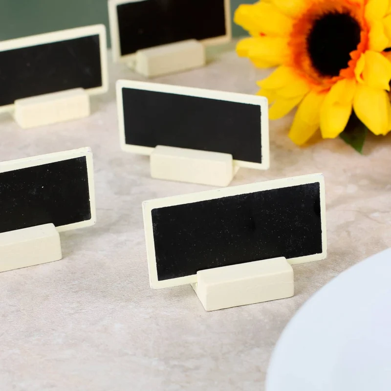 6 Mini Deko Tafel