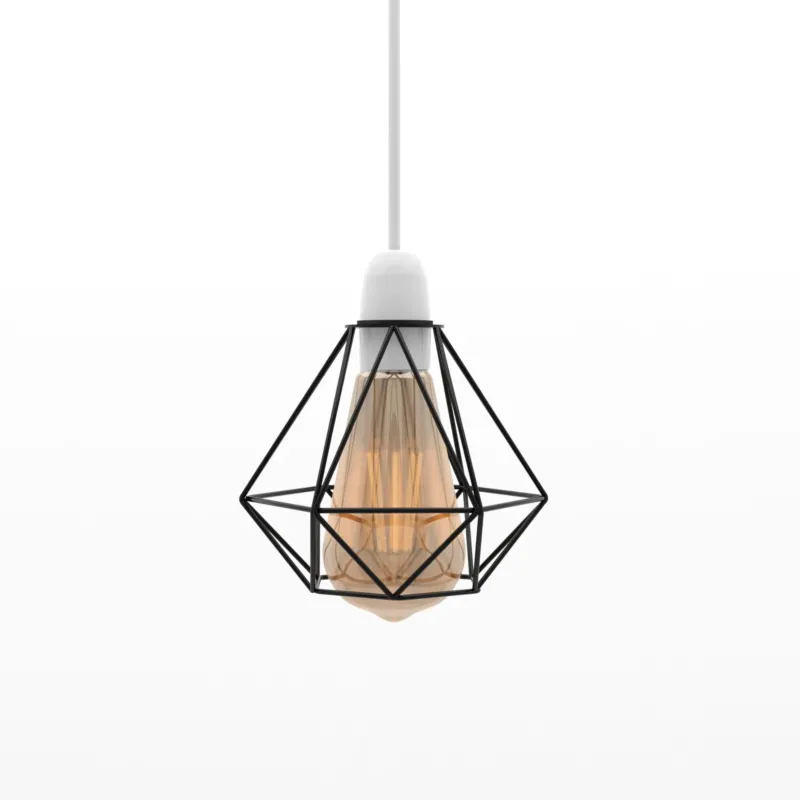geometrischer lampenschirm