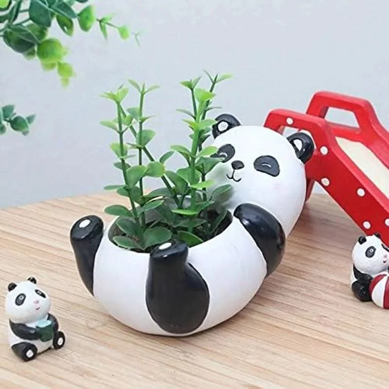 PANDABLOOM – Cute Panda Succulent Planter