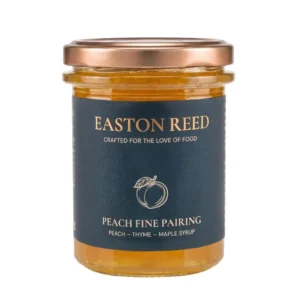 Peach Fine Pairing von Easton Reed mit Pfirsich, Thymian und Ahornsirup