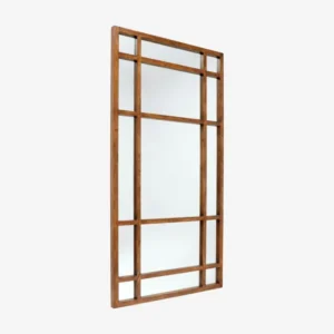 SPIRIT wall mirror - stained birch wood