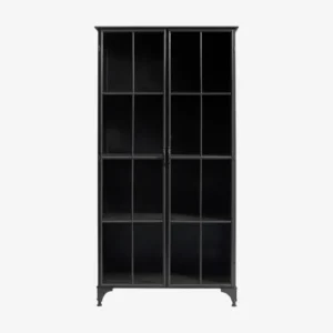 DOWNTOWN cabinet, 2 doors, 184x97 - black