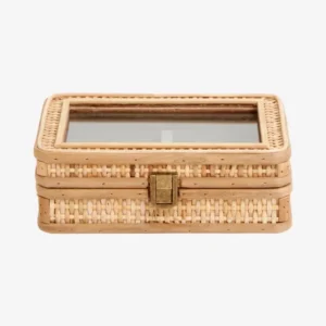 RATTAN, jewelry box , S - nature