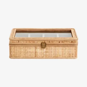 RATTAN, jewelry box, M - nature