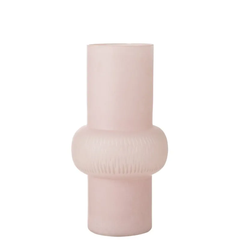 Glasvase Rosa 40,5 cm – Elegante Blumenvase von J-Line