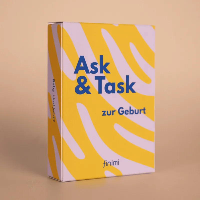 Ask & Task Kartenset zur Geburt Eltern werden – gemeinsam stark | Kartenset für werdende Eltern
