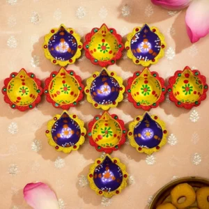 Diwali Clay Diyas 2 Inches 12 Pcs