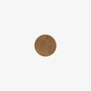 LAKOLK knob, travertine - ivory