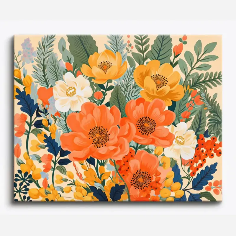 Malen nach Zahlen - Farbensinfonie