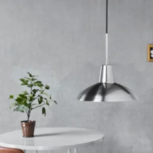 Lampe, HDDesk, Brushed silver finish