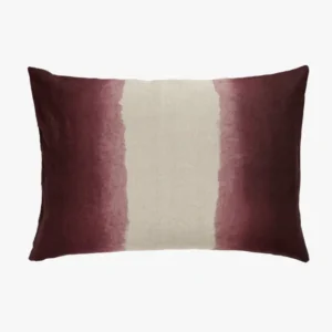 Cushion cover - dark rose/beige