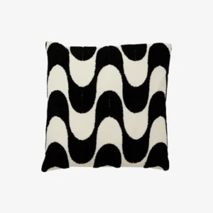 COXA cushion cover - ivory/black