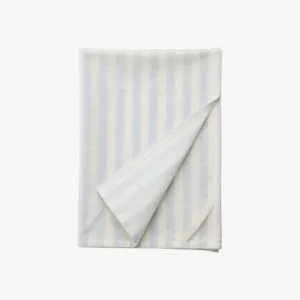 RAFU tea towel, striped - white/light blue