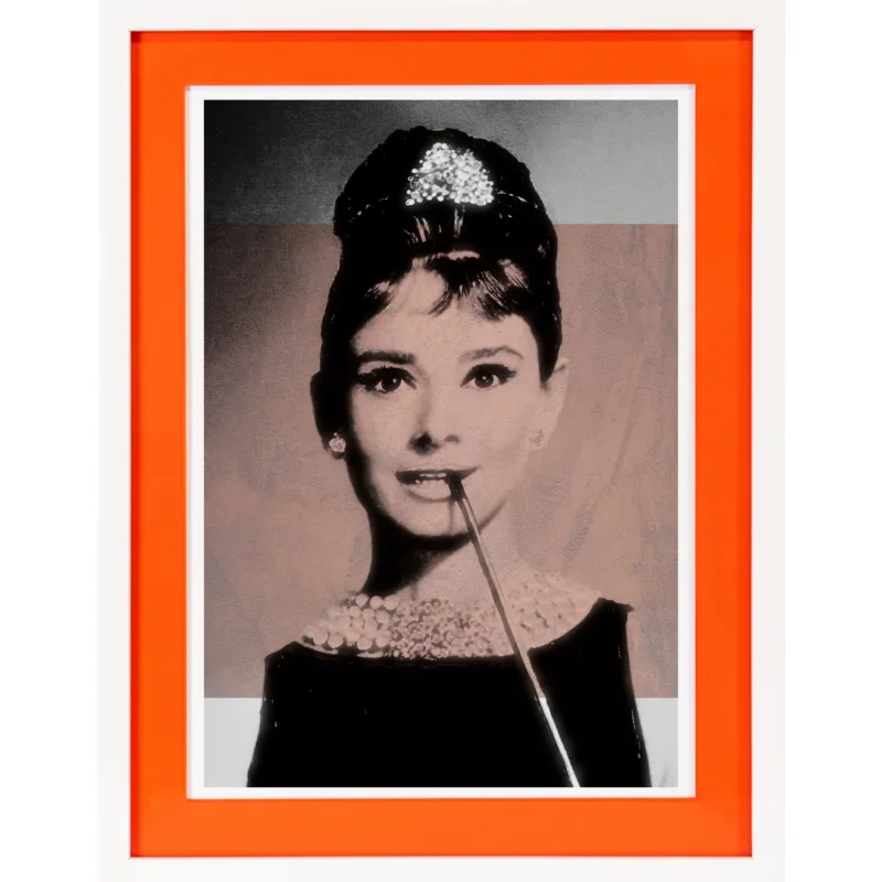 Rahmenbild mit Acrylpassepartout - Audrey