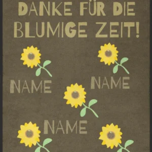 Abschiedsgeschenk Fussmatte K1017