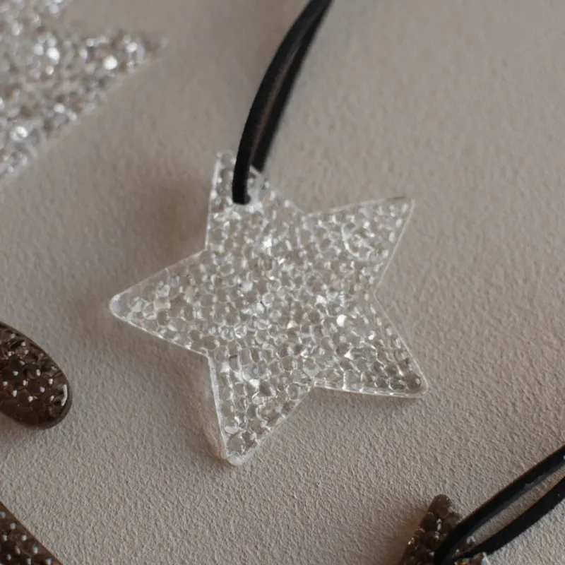 Weihnachtsdeko Anhänger Airy Stern - Glas