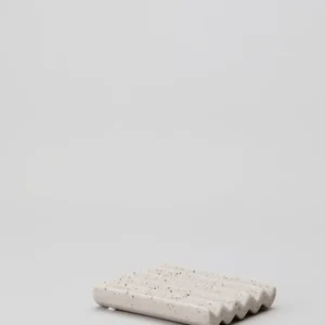Ceramic soap tray small | TERRAZZO 8 x 10 cm