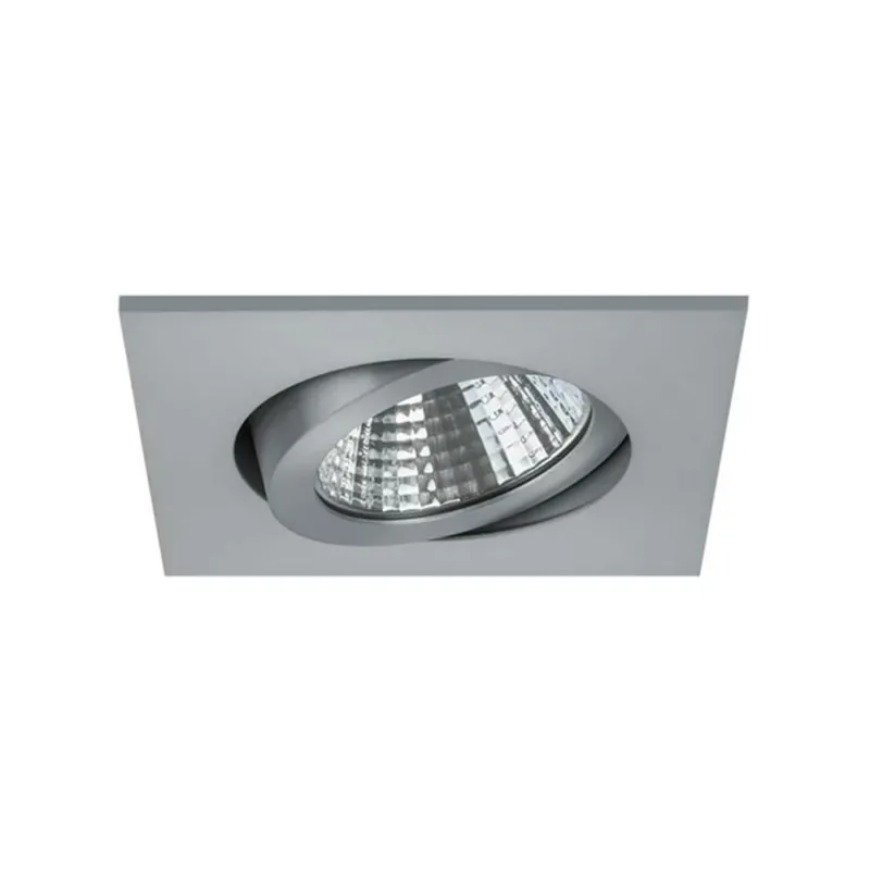 Brumberg LED Einbaulampe 577lm Alu-Matt IP65 schwenkbare Einbauleuchte mit 38° Abstrahlwinkel für Akzentbeleuchtung