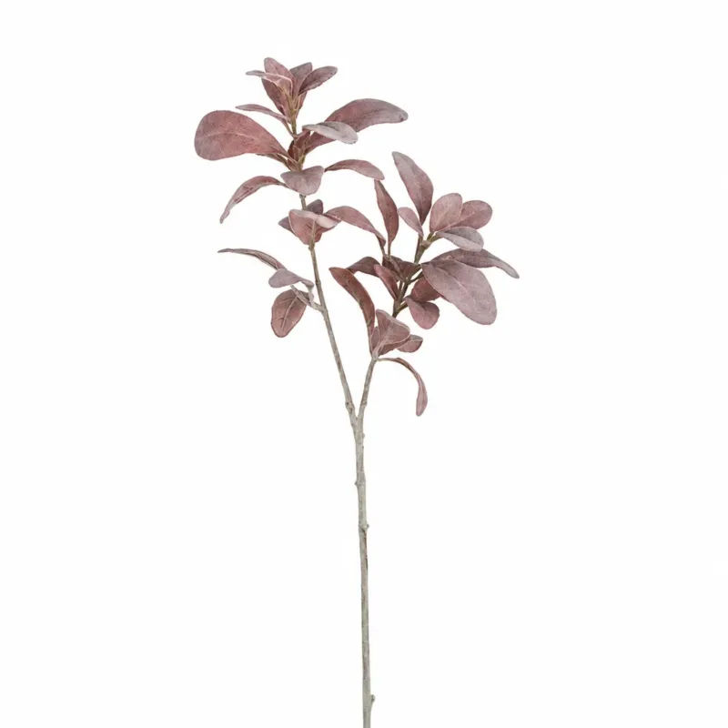 Feuillage Oreille d'Agneau blanchi 74 cm
