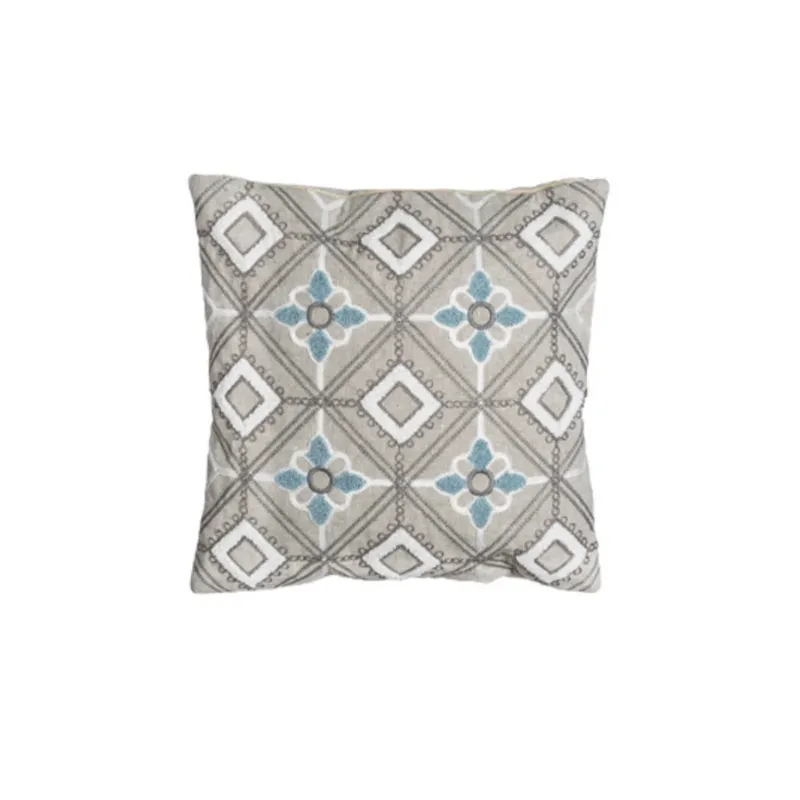 Housse de Coussin Coat motif géométrique